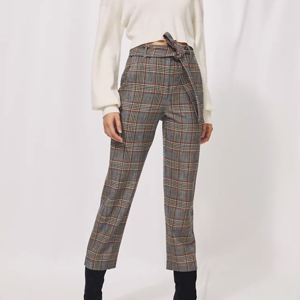 Wilfred New Tie-Front Check Pant